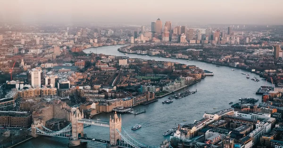 London Tower Bridge at sunset